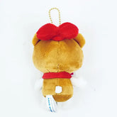 Sanrio Hello Kitty 50th Anniversary Brown Bear Plush Keychain